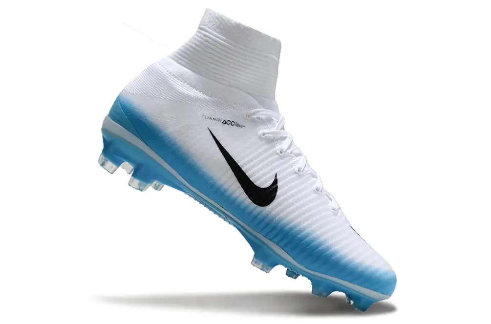 Nike Air Zoom Mercurial Superfly V Elite FG “Blanco Azul”