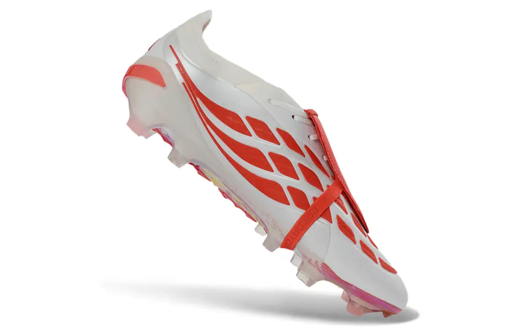 Adidas Predator 26 Elite Tongue FG football boot in action, showcasing agility and quick movements